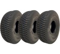 4.10/3.50-4 Lawnmower Grass Multi Turf Tyres 4ply Tubeless Wanda P332 (Set of 3)
