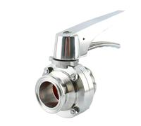 4"(102mm) Ferrule 119mm Tri Clamp Valve Squeeze Trigger For Or Dairy Accessories(Stainless Handle)