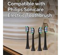 4/12/20 pièces Têtes de brosse de rechange compatibles avec la brosse à dents électrique Phi-Lips Sonicare, recharges de têtes de brosse à dents compatibles avec Phi-Llips 2100, 4100, 4300, 5100, 5300