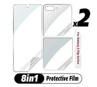 4-12 Pièces Film Hydrogel Pour Samsung Galaxy Z Flip 7 6 5 Films De Charnière Avant Arrière Hd Protecteur D'écran Souple Pour Zflip7 Zflip6 Zflip5.8in1 Set.For Zflip 5