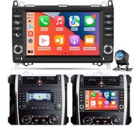 4+128 Go Autoradio Android pour Mercedes Classe A/B/V & Sprinter W906 W169 W245 B200 Vito Viano W639, Radio Après-Marché avec CarPlay, Android Auto, GPS, WiFi, Caméra de Recul