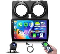 4+128G Podofo 9" Autoradio pour Nissan Qashqai J10 2006-2016 sans Fil Carplay Android Auto avec écran WiFi GPS avec AHD Camera De recul EQ/Bluetooth/RDS/FM Radio,Android 15