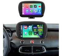 4+128GB Android 15 Autoradio pour Fiat 500X 2014-2020 Carplay Android Auto sans Fil, Ecran Tactile 9 Pouces Poste Radio Voiture Bluetooth Stereo Con WiFi, GPS, Caméra de Recul, FM RDS, SWC