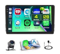 4+128GB Android 15 Autoradio pour Toyota AURIS 2013-2015 Wireless Carplay Android Auto,9" Touch Screen Poste Radio Voiture Bluetooth, GPS, Caméra de Recul, FM RDS