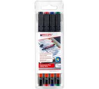 [4-140-4] edding Feutre Permanent 140 s Etui de 4 Assorti 0,3 mm