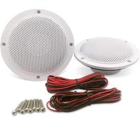 4"" 160W Marine Ceiling Speakers Waterproof Suitability for Kitchen,Bathroom,Boat,Car,Motorcycle-1 Pair (White)