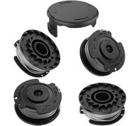 4+1PCS Bobine Fil Coupe Bordure,Bobine de Fil de Rechange,Lapuchons de Rechange,Compatible avec Bosch easygrasscut 23,26,18,18-230 type 23/26 SL,18v-26,Universal GrassCut 18v-260