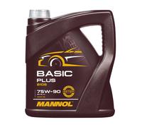 MANNOL Basic Plus API GL 4 + Huile de Transmission 75 W 90, (4L) EU, Jaune/Marron