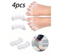 4/2/1 pièce Protège-orteils en silicone résistants - Idéal pour porter avec des talons hauts pour femmes et des chaussures de sport. Compacts et portables, ils constituent d'excellents compagnons pour