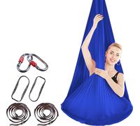 4 * 2,8 m Premium Aerial Nylon Equipment Aerial Yoga Hanging Mat Set Safe Deluxe Aerial Kit Antigravitation Yoga Swing