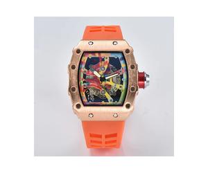 (4)2023 Top Luxury Richard Ceramic Smiley Trend 3 broches fonction automatique AAA quartz unisexe montre