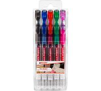[4-2185-5099] edding Roller à encre gel 2185 Etui de 5 standard 0,7 mm