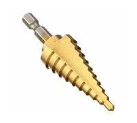 4-22mm Hex Shank Step Cone Drill Bit Hss Titanium Coated Hole Cutter