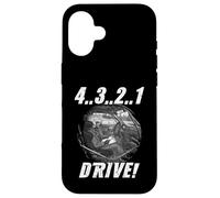 4 3 2 1 Drive! Old School Rally Start Motorsport Rallye Coque pour iPhone 16