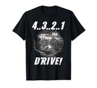 4 3 2 1 Drive! Old School Rally Start Motorsport Rallye T-Shirt