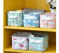 4/3/2/1 pièce Panier de rangement en lin pliable, bac de rangement grande capacité, panier de stockage multifonctionnel pour bureaux, armoires, vêtements, cuisine, salle de bain, chambre à coucher, sa