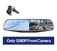 4.3 Pouces Enregistreur De Conduite Voiture Dvr Rétroviseur Double Objectif Enregistreur De Voiture 1080p Ips Caméra Avant Et Arrière Enregistreur Boîte Noire Nouveau Black 32g