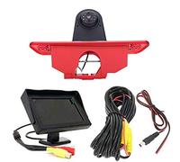 4.3'' Pouces TFT LCD Moniteur de Voitures + HD Vision Nocturne IR Feu de Freinage Caméra de recul pour Peugeot Expert 2007-2016/Fiat Scudo 2007-2016/Citroen Jumpy 2007-2016
