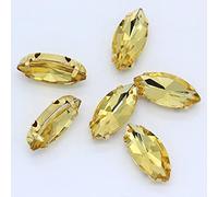 4-32MM 24-Couleurs Coudre Sur Cheval Oeil Strass Or Griffes Marquise Formes Pour Broderie Bijoux Robe Sacs Garnitures-or, 4x8mm 30pcs