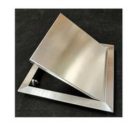 4-36 In Hidden Stainless Steel Plumbing Hatch Access Doors, Flush Mount Click Open/Close Mechanism Service Shaft Door Panel, Ceiling Access Panel for Drywall(38x31cm/15x12")