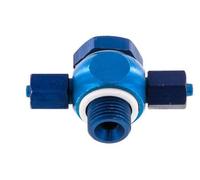 4.3x3 & G1/8'' Te Banjo en Aluminium Raccord à Emboîtement Filetage Mâle avec Joint Torique [10 Pieces]