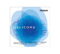 D'Addario And Co 4/4 Helicore Corde Do Medium/file Argent Cordes violoncelle