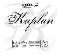 4/4 Kaplan Corde Sol Medium/acier File Tungsten