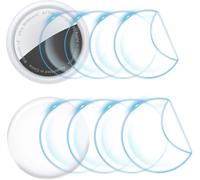 [4+4 Pack Screen Protector For Airtag,Clear Soft Tpu Protective Film For Airtag (Front & Back),Anti-Scratch & Bubble Free For Airtags 2021