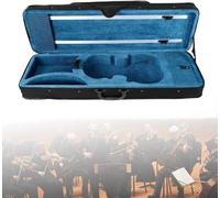4/4 Softcase étui à violon étui à violon système de sac à dos avec 2 sangles réglables étui à violon pour violon noir bleu