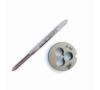 4-40 Tap And Die Set, UNC Machine Thread Tap And UNC Round Thread Die Right Hand HSS Taper