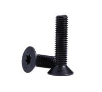 4-40pcs M3/M4/M5/M6/M8/M10 Vis machine Torx à tête enfichée en acier au carbone haute résistance, M5x20mm
