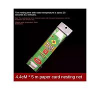 (4.4cm)5M Water Dissolving PVA Narrow Mesh Tube Net Carp Fishing Feeder Lures Refill Plunger Bar Tackle Carp Fishing Feede