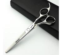 4,5/6 / 6,5/7 / 7,5 pouces ciseaux de coupe de cheveux professionnels ensemble, ciseaux de coupe de cheveux tranchants en acier inoxydable, ciseaux spéciaux pour les coiffeurs (6.5 pouces - B)