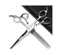 4,5/6 / 6,5/7 / 7,5 pouces ciseaux de coupe de cheveux professionnels ensemble, ciseaux de coupe de cheveux tranchants en acier inoxydable, ciseaux spéciaux pour les coiffeurs (6.5 pouces - 2pc-B)