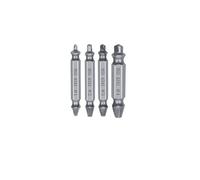 4/5/6 pièces ensemble de forets d'extracteur vis endommagé Guide sortie facile dissolvant goujon boulon cassé facilement(4pcs Silver with box)