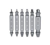 4/5/6 pièces ensemble de forets d'extracteur vis endommagé Guide sortie facile dissolvant goujon boulon cassé facilement(6pcs Silver with box)