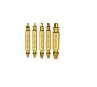 4/5/6 pièces ensemble de forets d'extracteur vis endommagé Guide sortie facile dissolvant goujon boulon cassé facilement(5pcs Gold with box)