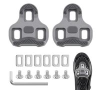 4.5° Cale Pedale Velo Route Kit de Plaques 3 Trous pour Look Keo | Cales de Pédales pour 2Max Blade Carbon Classic3 Easy PowerTap Bike Pedals Plaques pour Chaussures de vélo Board
