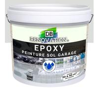 4,5 kg Gris très clair - RESINE EPOXY Peinture sol Garage béton - PRET A L'EMPLOI - Trafic intense - Etanche et résistante