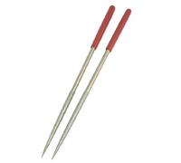 4.5 mm x 180 mm Lapidaire bijoutier ronde Queue de Rat Diamant Needle Files 2 pcs
