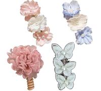 4/5 Pieces No Damage Soft Elastic Spiral Hair Ties, Colorful Telephone Cord Scrunchies for Ponytails, Twisted Hair Wire Pony Hairwire, For Thick Hair Ponytail Holders Accessories (4 pcs I)