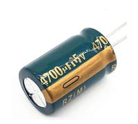 4-50pcs/lot 16 * 25 or 18 * 25mm P55 Low ESR/Impedance high frequency 35v 4700UF aluminum electrolytic capacitor 4700UF35V 20% AUOQKQUT(T)