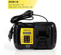 4.5A DCB118 DCB101 Chargeur rapide pour batterie Dewalt 12V 14.4V 20V Li-Ion de haute qualité & DCB112