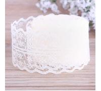 4.5Cm X 46M Rouleau de Ruban, Ruban en Dentelle Vintage pour Déco Divers Objet Mariage Baptême Personnaliser Votre Articles