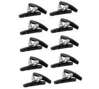 4/6/10 Paires De Plaquettes De Frein Silencieuses For Vélo, Supports De Frein V-Brake En Caoutchouc For VTT/vélos De Route(10 Pairs black)
