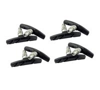 4/6/10 Paires De Plaquettes De Frein Silencieuses For Vélo, Supports De Frein V-Brake En Caoutchouc For VTT/vélos De Route(4 Pairs black)