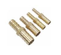 4 6 8 10 12 14 16 19 25mm Hose Barb Hosetail Straight Reducing Reducer Equal Adapters Transfer Water Gas Oil Brass Pipe Fitting(OD10mm to OD 6mm)