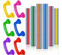 4/6/8/12/24 pièces Téléphones de lecture à rétroaction auditive Téléphone de lecture Entendre le son de ma voix dans la classe Outil de thérapie de la parole coloré pour les étudiants Accélère la flui