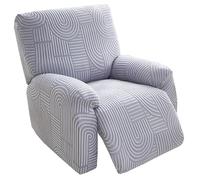 4/6/8 Pièce Housse De Fauteuil Inclinable, Doux Antidérapante Housse Fauteuil Relax Electrique 1/2/3 Places, Spandex Housse De Canapé Fauteuil Protege de Meubles Lavable ( Color : #9 , Size : 3 seat (