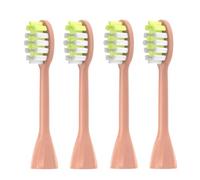 4/6/8PCS Recharges de brosse, compatible avec Philips, BH1022 HY1200 HY1100 | Brosses à dents for adultes en plastique, poils souples, ajustables et disponibles en plusieurs couleurs(4pcs orange)